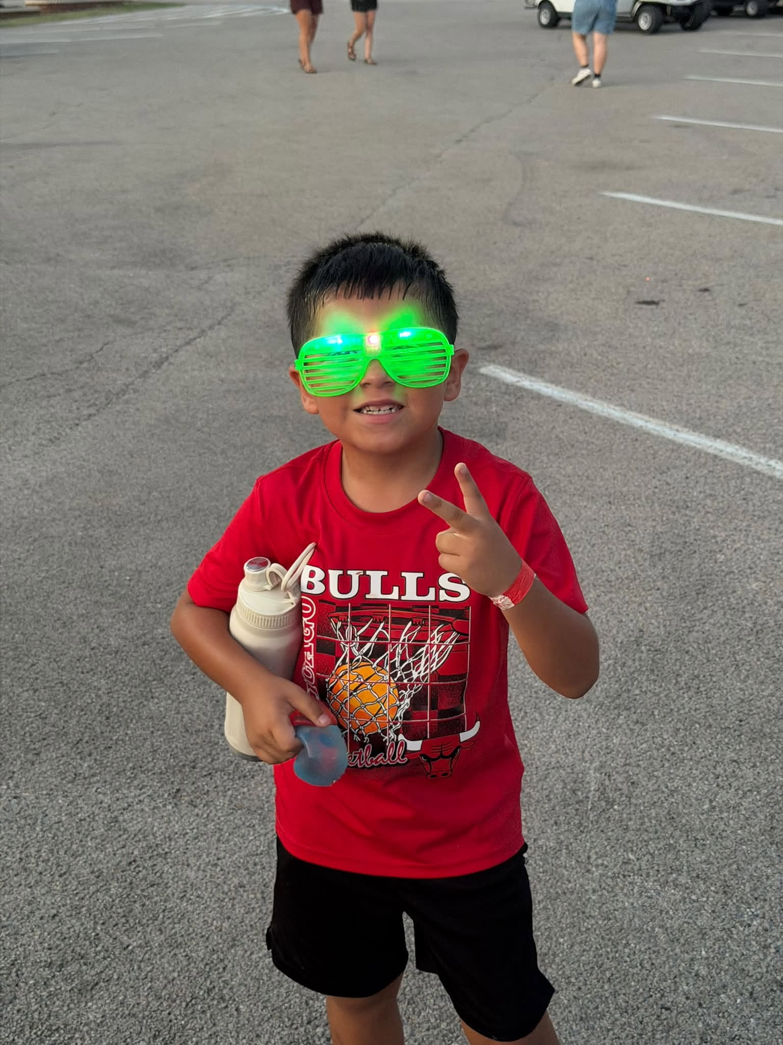 Boy enjoying a fun ministry activity